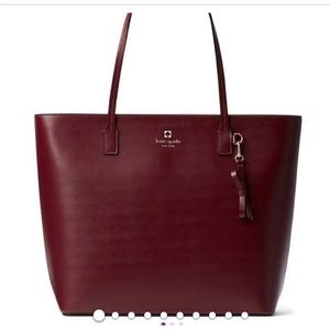 Kate Spade - Wine-Colored Tote Bag